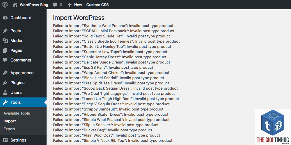 theme wordpress invalid theme - Hình 3