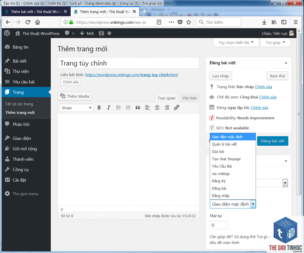 theme wordpress không hiển thị - Hình 3