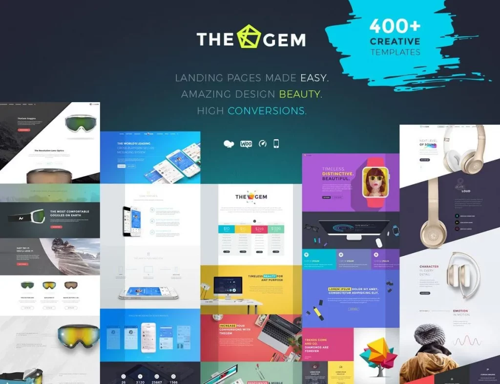 theme wordpress landing page là gì