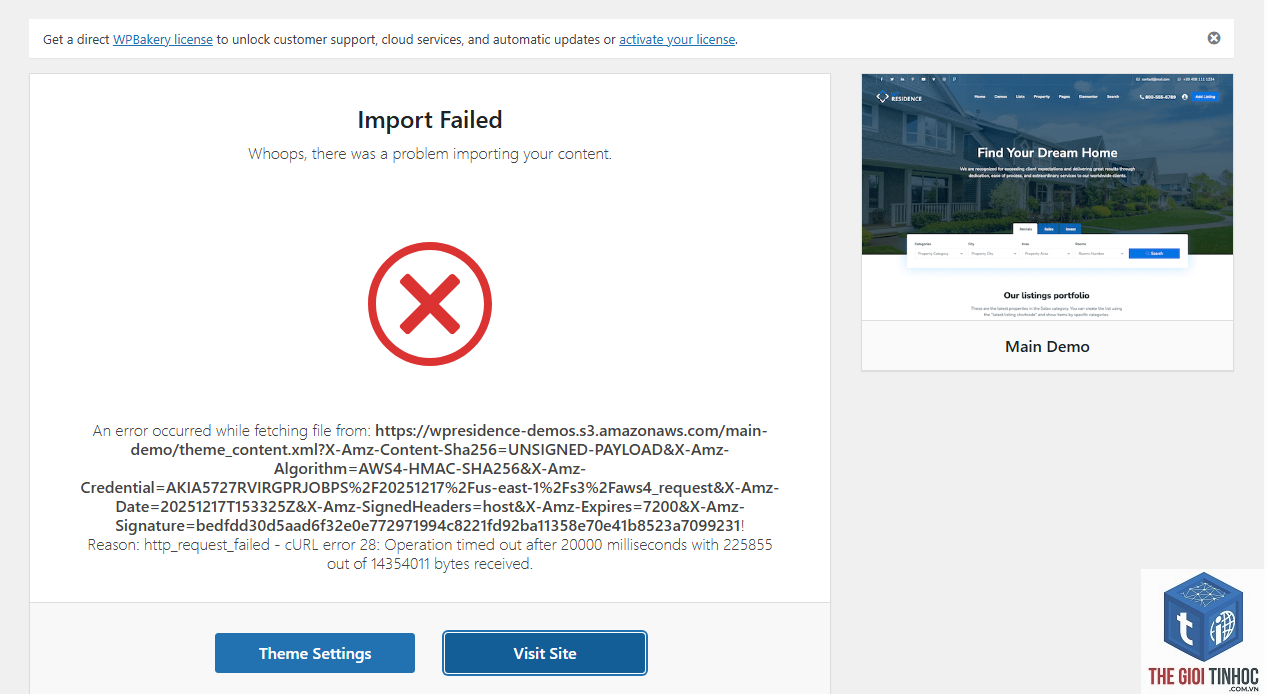 theme wordpress license server error - Hình 3