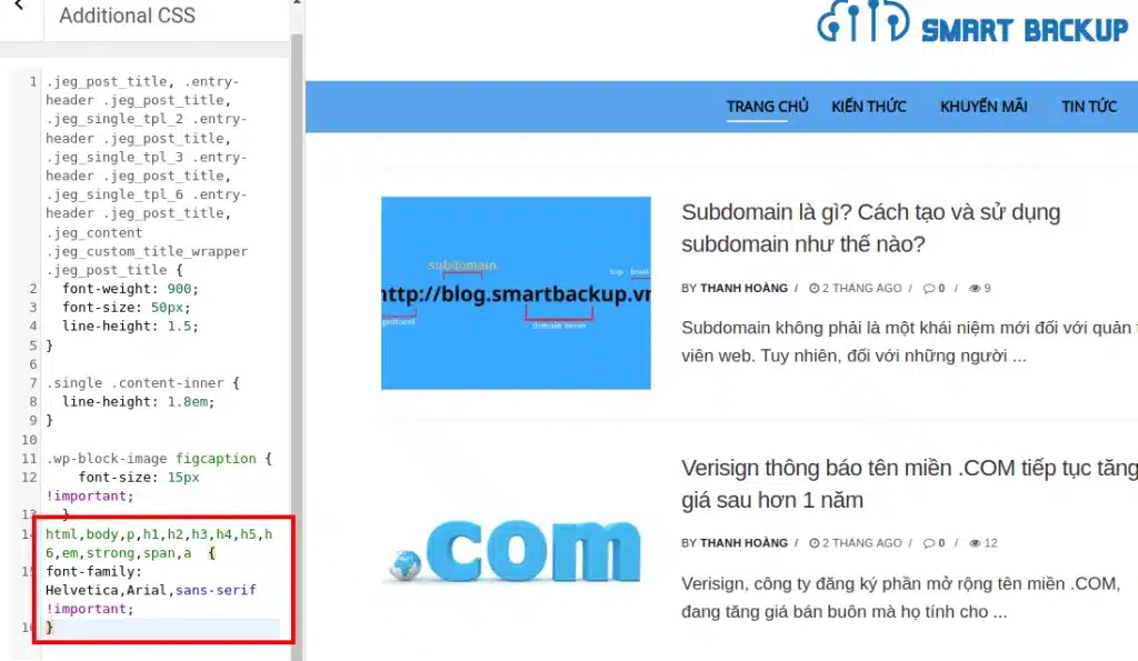 theme wordpress line height lỗi