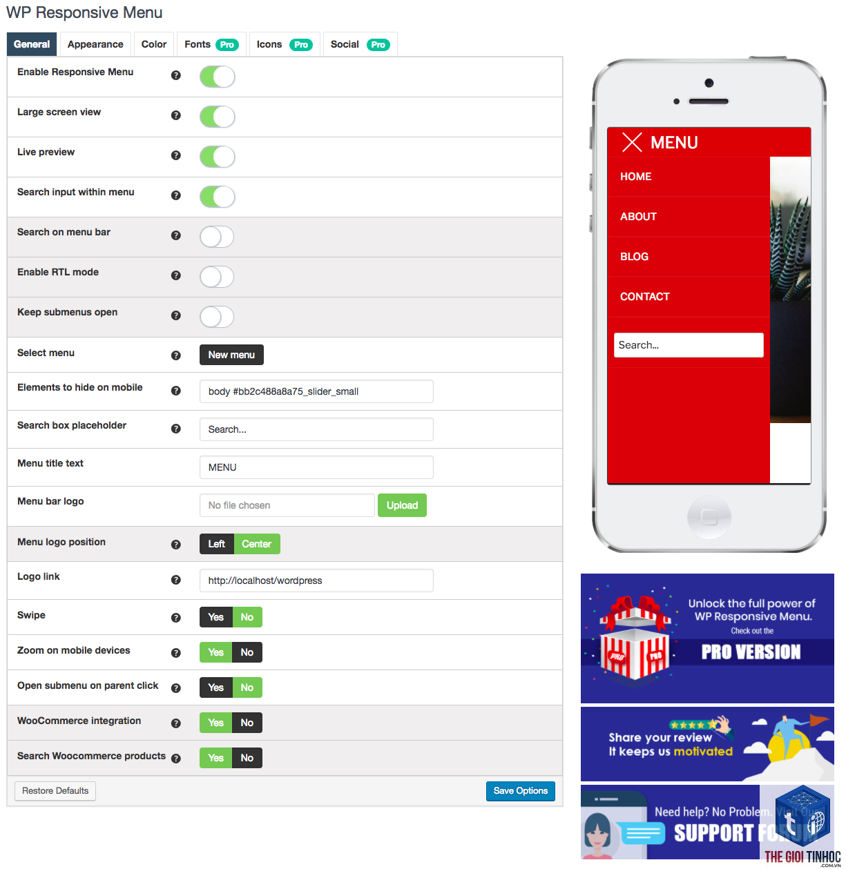 theme wordpress menu responsive lỗi - Hình 1