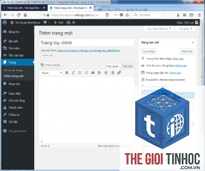 theme wordpress page template lỗi