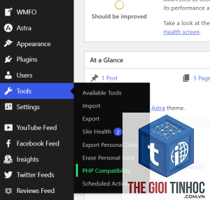 theme wordpress php compatibility lỗi