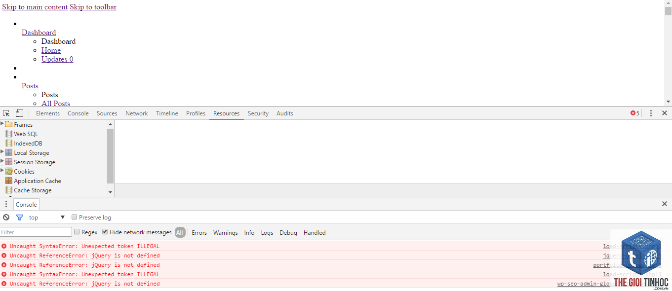 theme wordpress php strict error - Hình 2