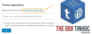 theme wordpress purchase code lỗi