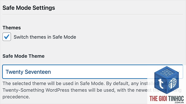 theme wordpress safe mode - Hình 5