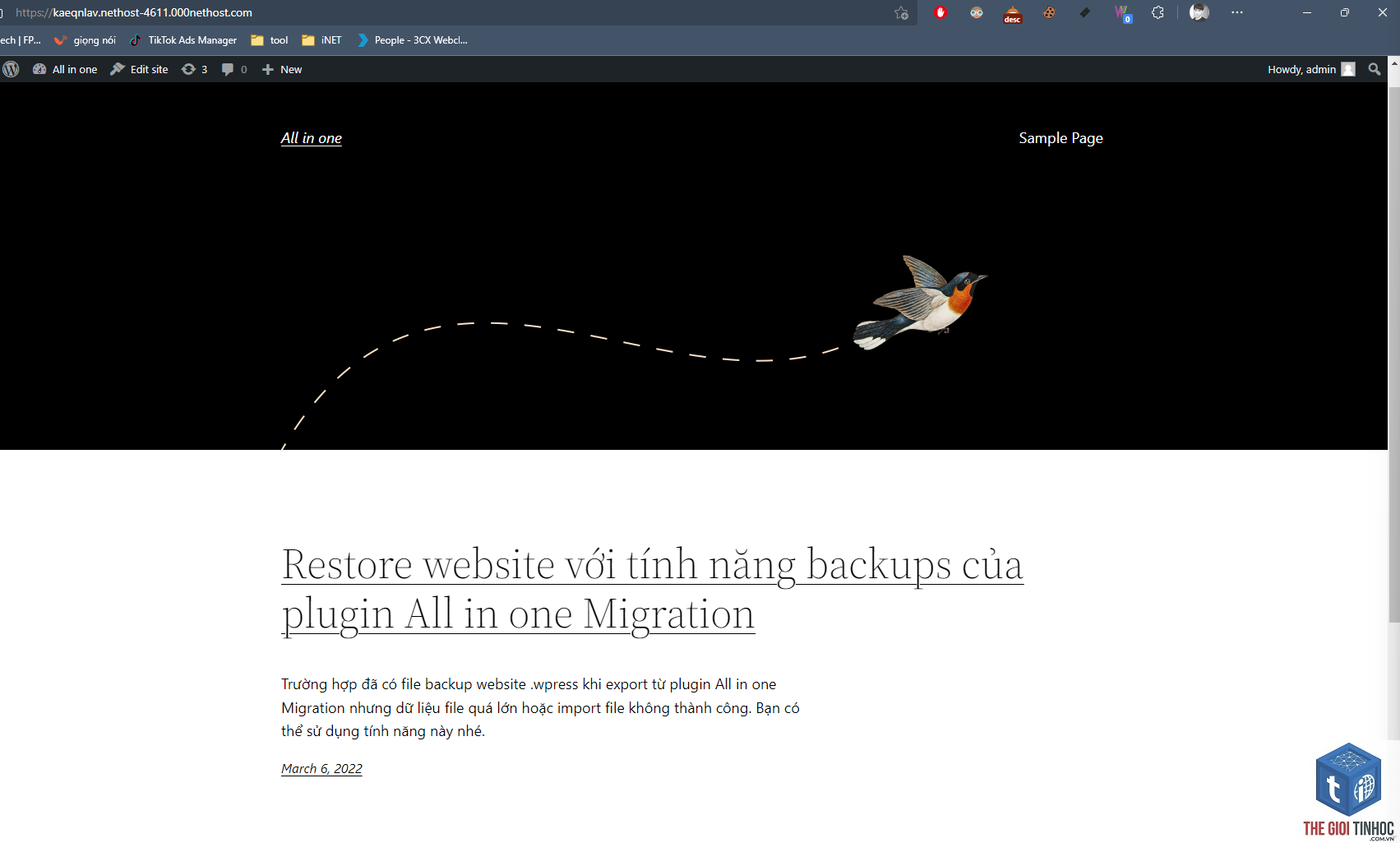 theme wordpress sau restore backup bị lỗi - Hình 5
