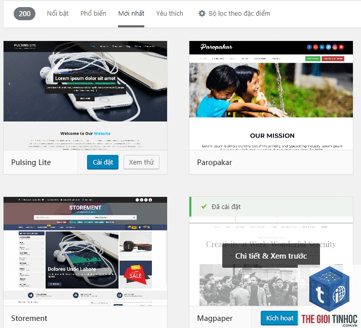 theme wordpress screenshot là gì - Hình 4