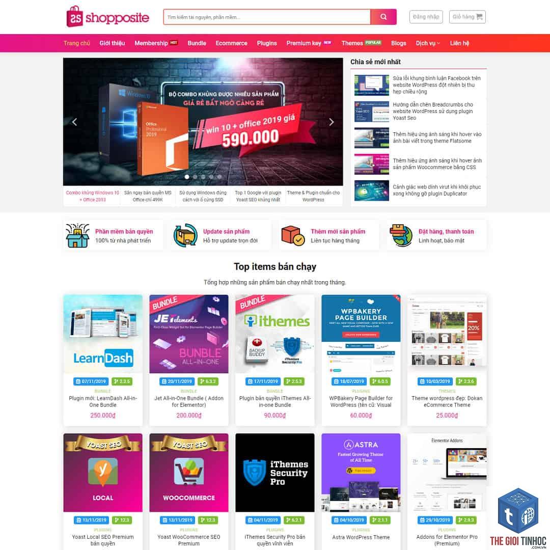 theme wordpress shop page lỗi - Hình 3