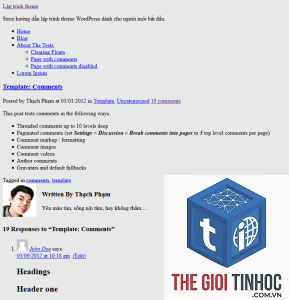 theme wordpress single.php lỗi