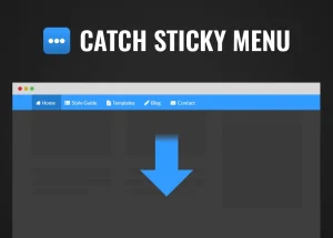 theme wordpress sticky menu lỗi