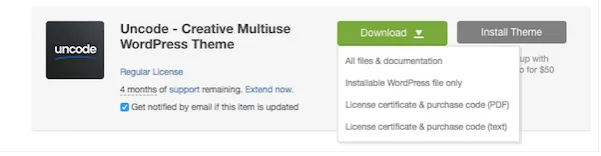 theme wordpress theme update license lỗi - Hình 5