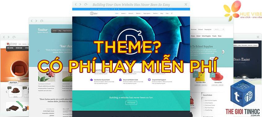theme wordpress trả phí là gì