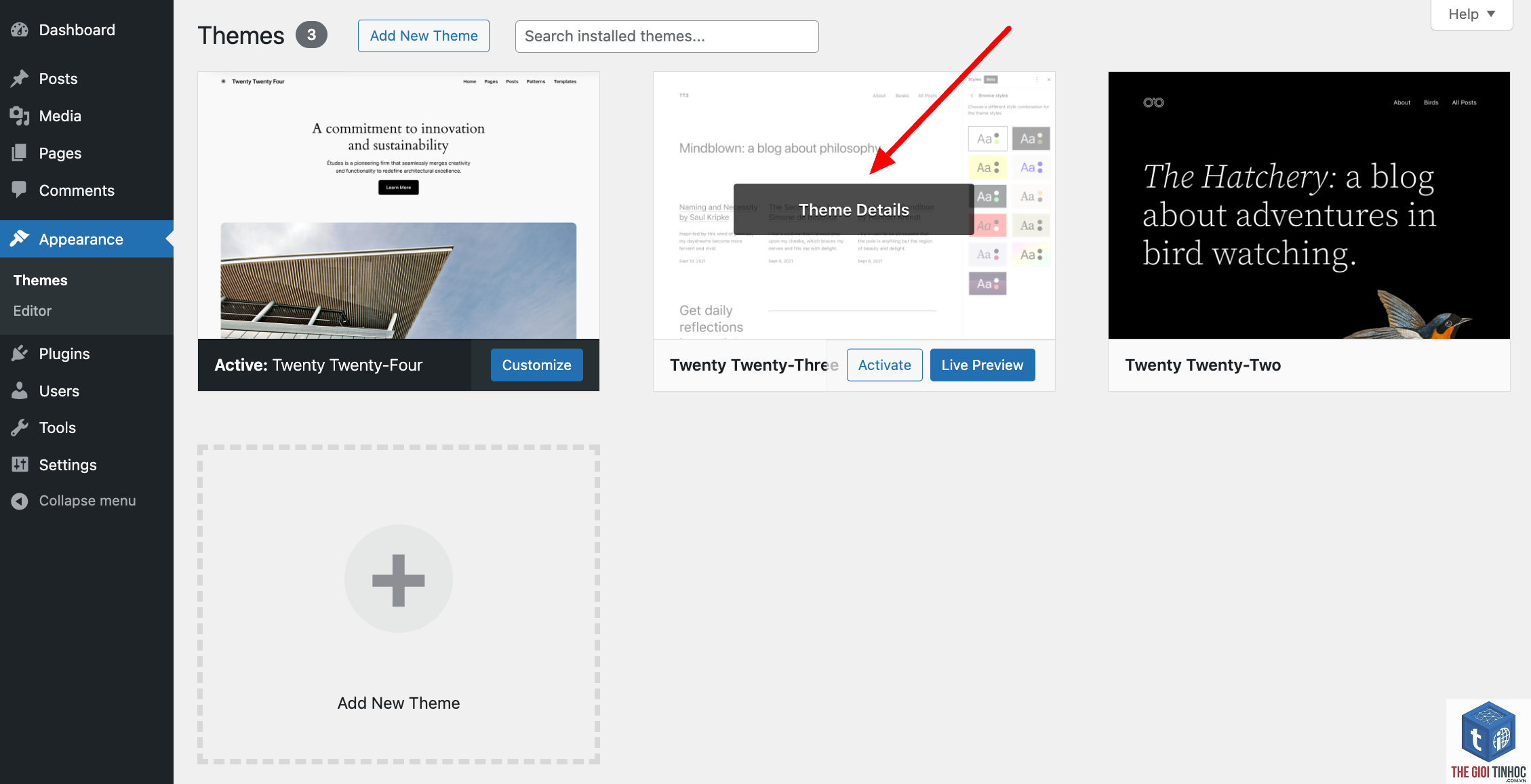 theme wordpress uninstall cleanup failed - Hình 3