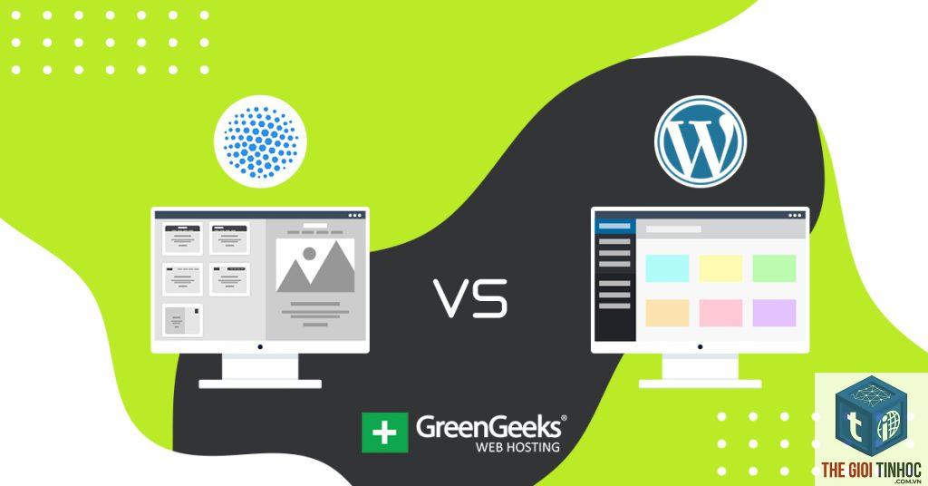 theme wordpress vs website builder