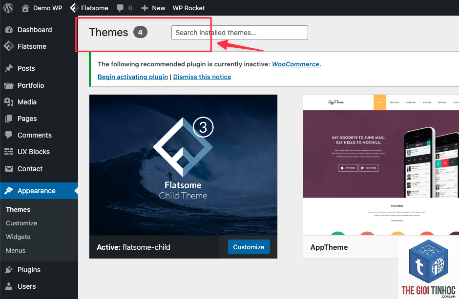 theme wordpress widget bị mất - Hình 5