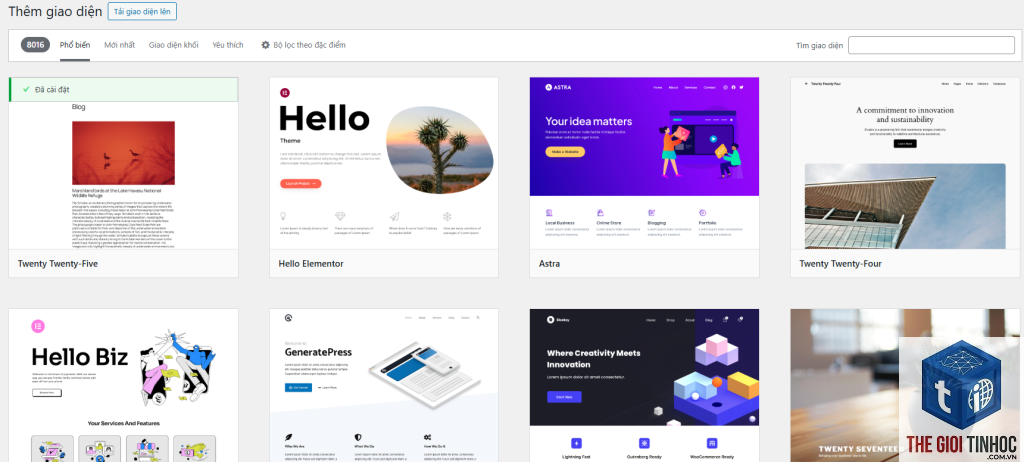 theme wordpress xung đột elementor