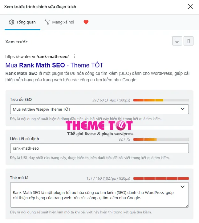 theme wordpress xung đột rank math - Hình 5
