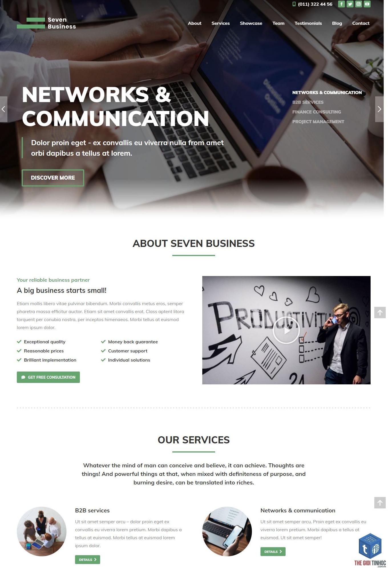 thiết kế website dịch vụ bằng elementor - Hình 5