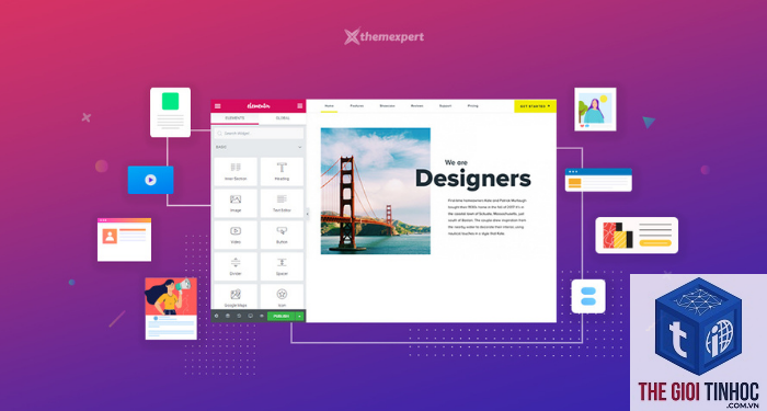 thiết kế website doanh nghiệp bằng elementor