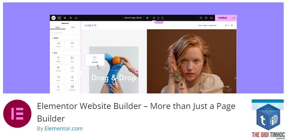 thiết kế website giới thiệu bằng elementor - Hình 5