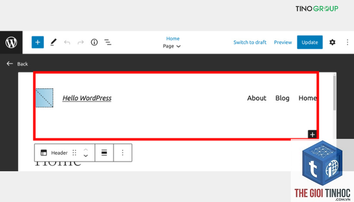 thiết lập logo wordpress - Hình 3