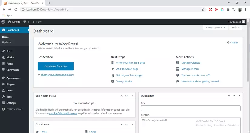 thiết lập wordpress lần đầu - Hình 2
