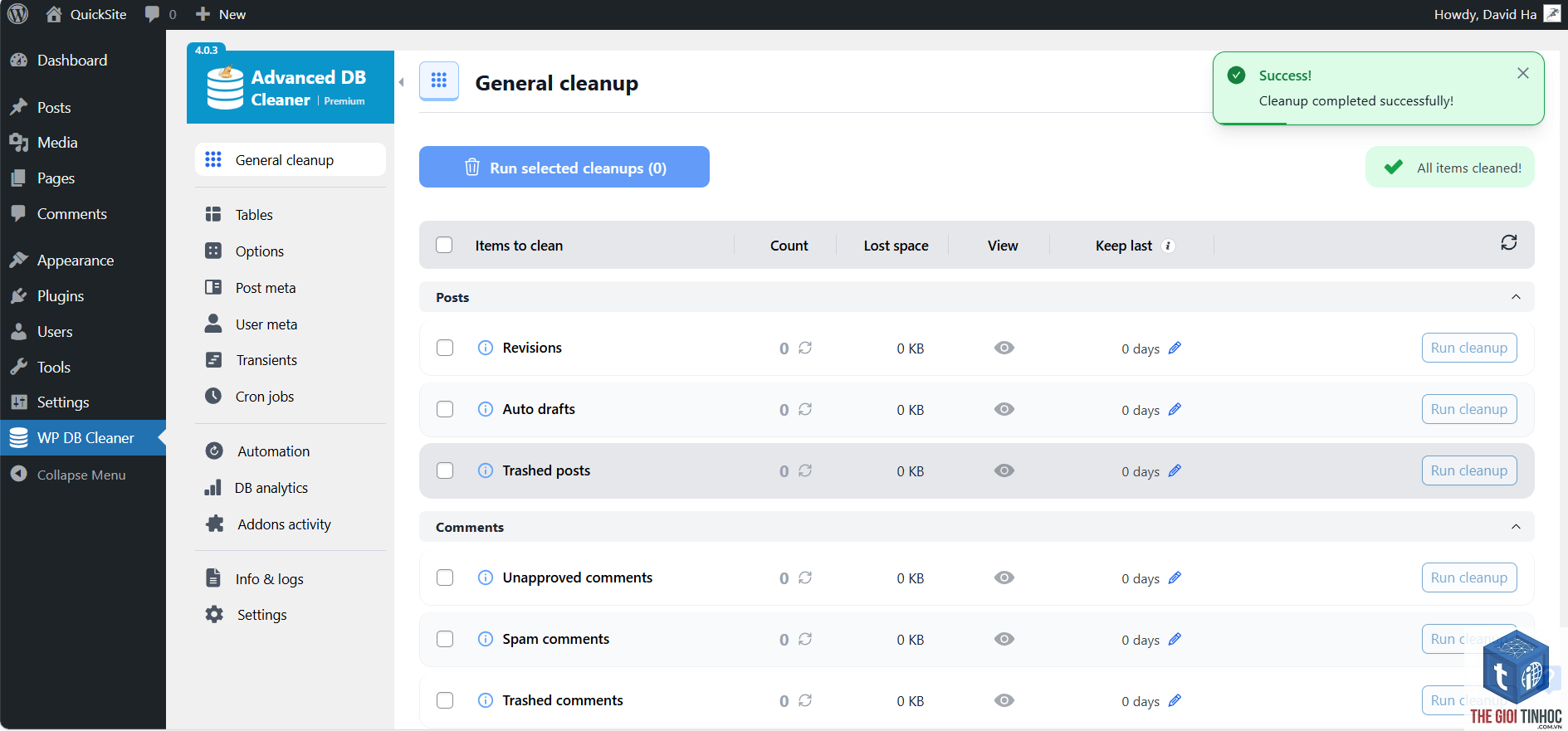 tối ưu database wordpress - Hình 1