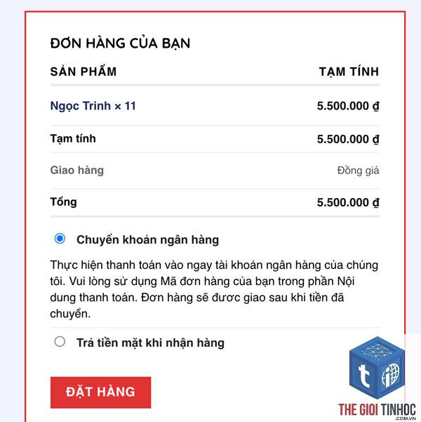 trang thanh toán woocommerce - Hình 5