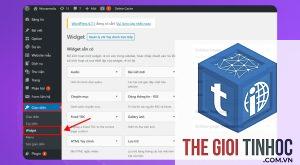 tùy chỉnh widget sidebar wordpress