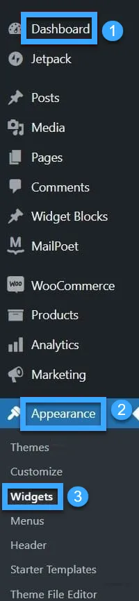 tùy chỉnh widget sidebar wordpress - Hình 5
