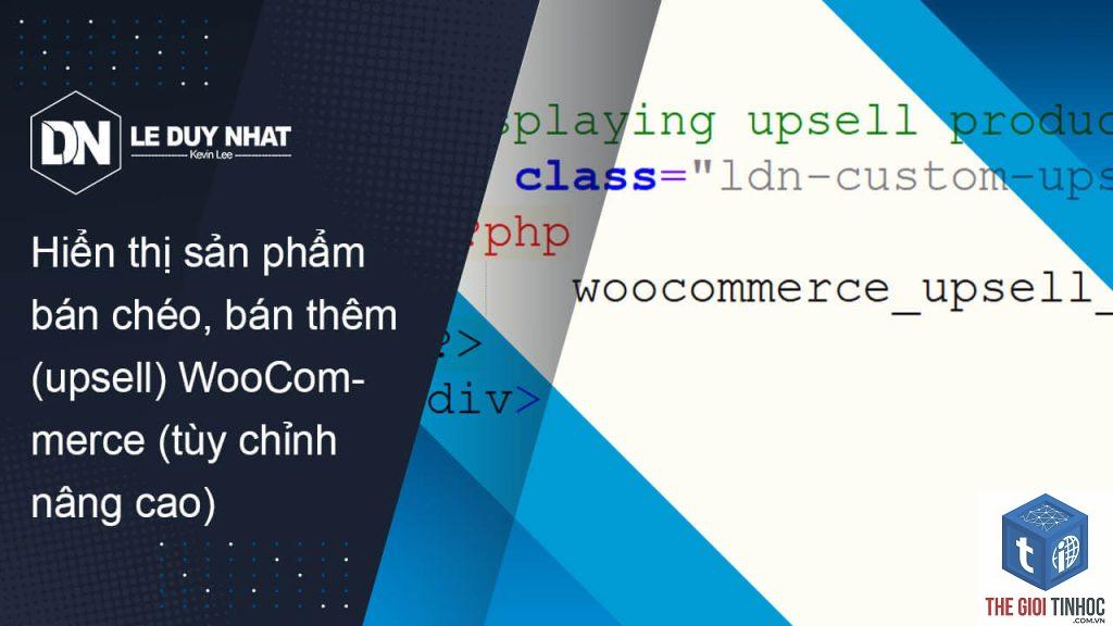 upsell sản phẩm woocommerce