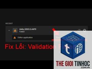 validation failed là gì