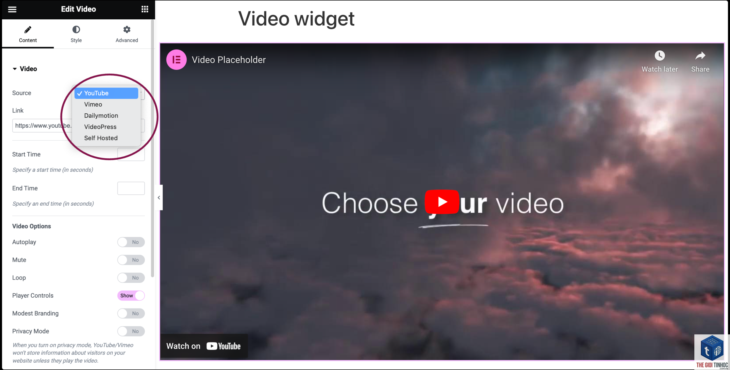 video widget elementor - Hình 2
