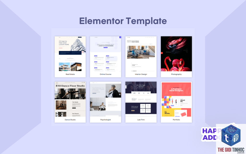 website template elementor