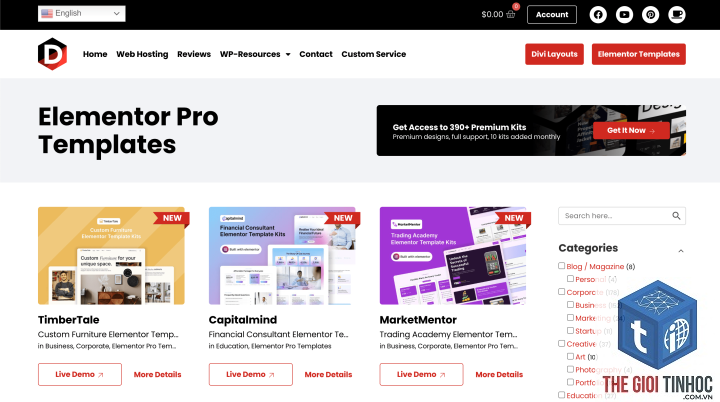 website template elementor - Hình 3
