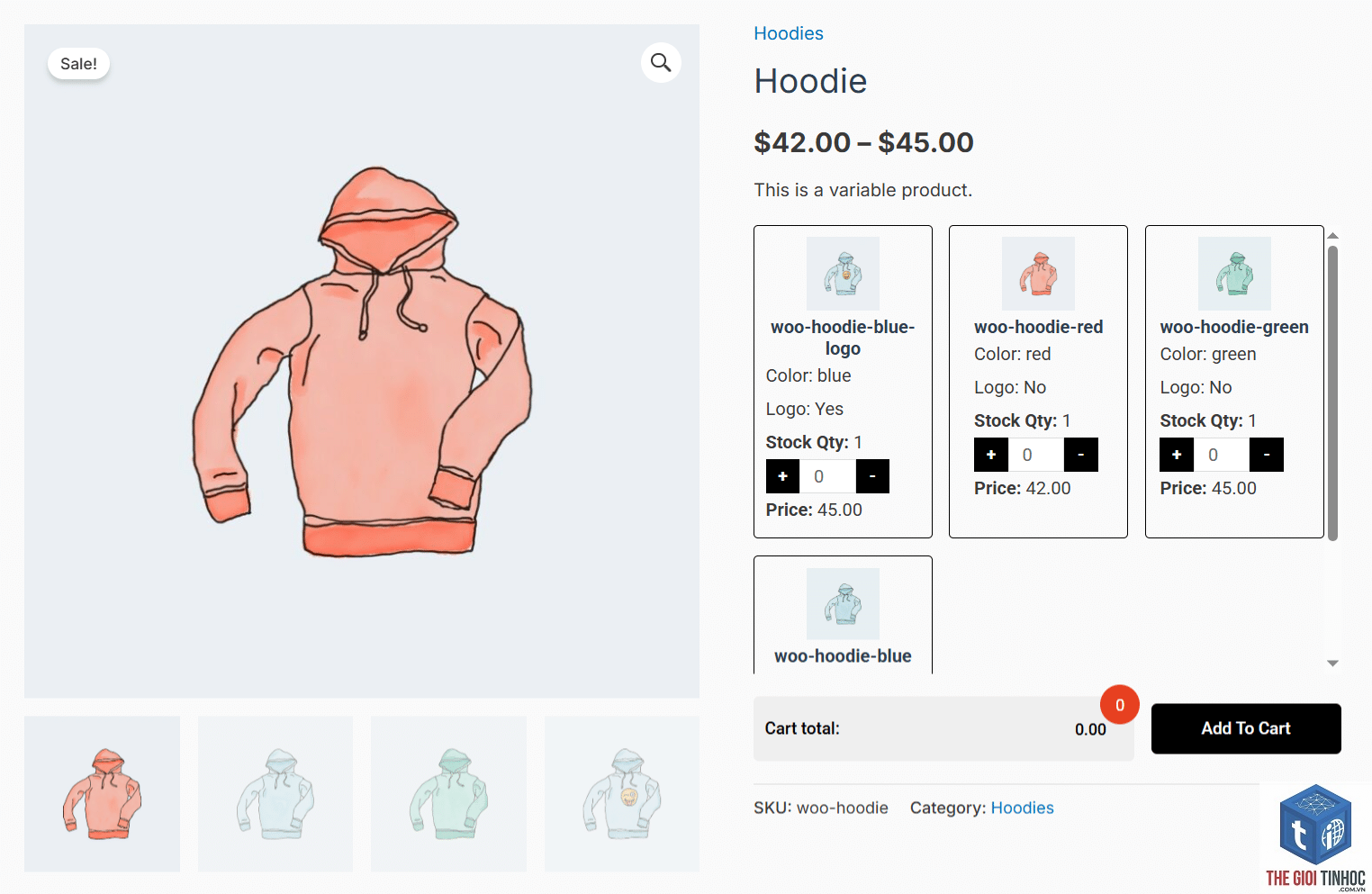 woocommerce add to cart variation lỗi - Hình 3