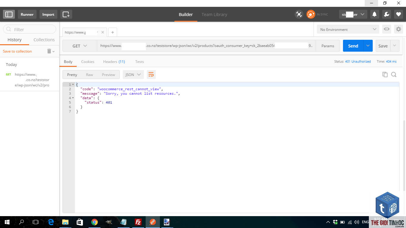 woocommerce api connection failed - Hình 4