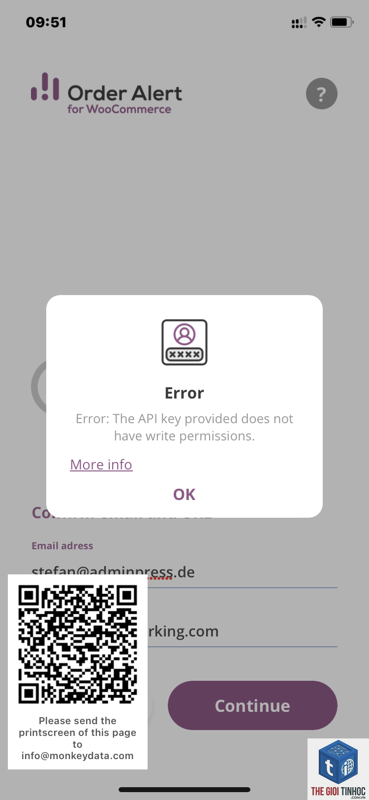 woocommerce api permission lỗi - Hình 3