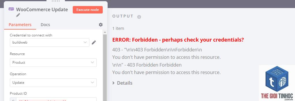woocommerce api permission lỗi - Hình 4