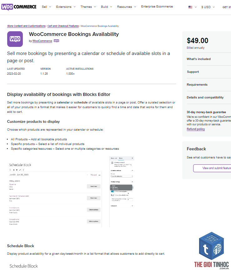 woocommerce bookings là gì