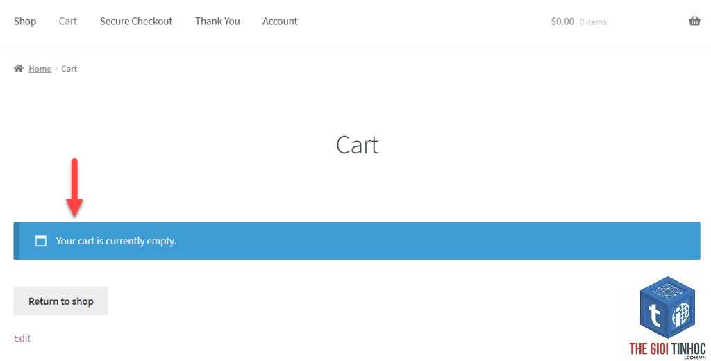 woocommerce cache cart lỗi