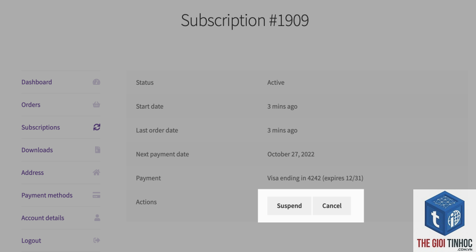 woocommerce cancel subscription lỗi - Hình 2
