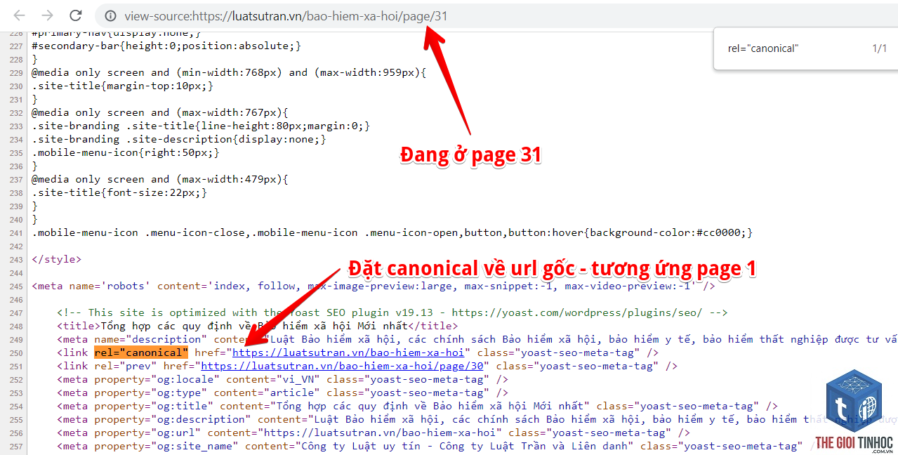 woocommerce canonical lỗi - Hình 2