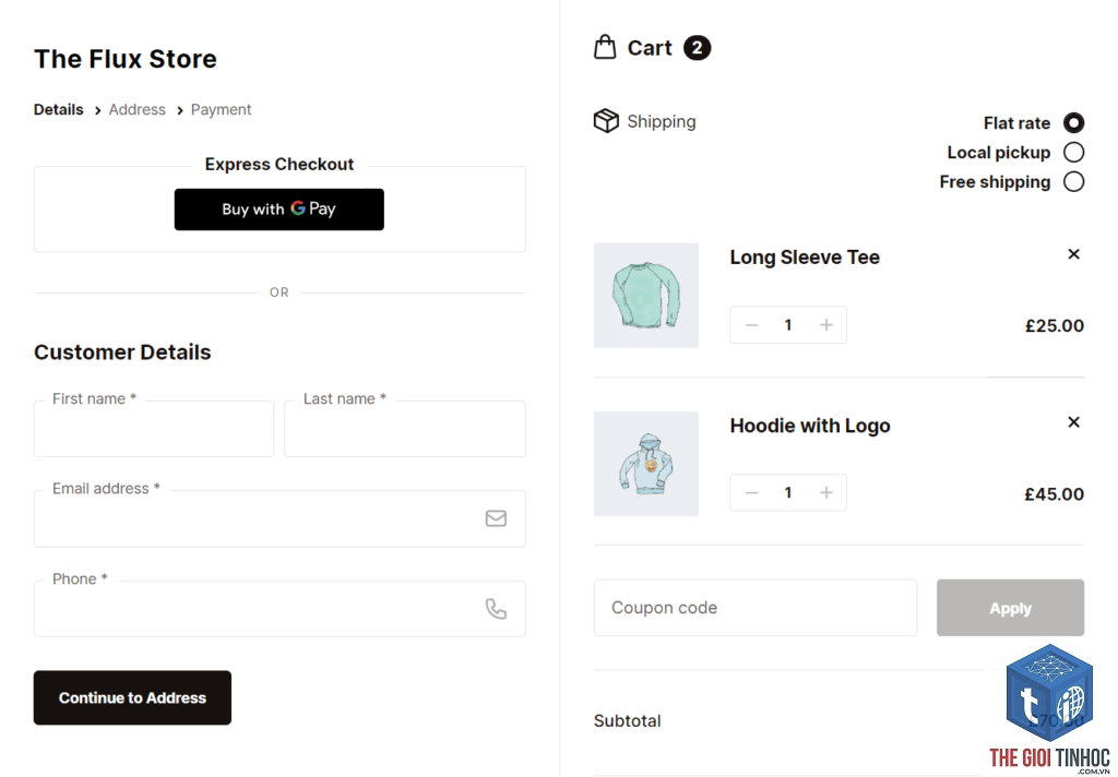 woocommerce checkout trắng trang - Hình 3