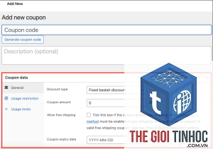 woocommerce coupon giới hạn sử dụng lỗi