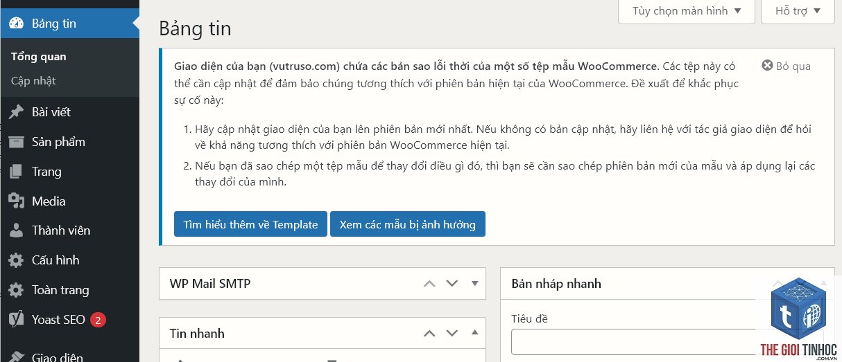 woocommerce dashboard lỗi - Hình 5
