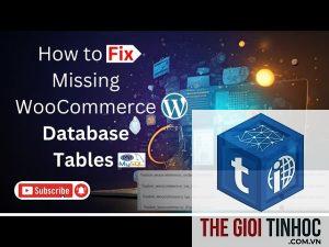 woocommerce database query lỗi