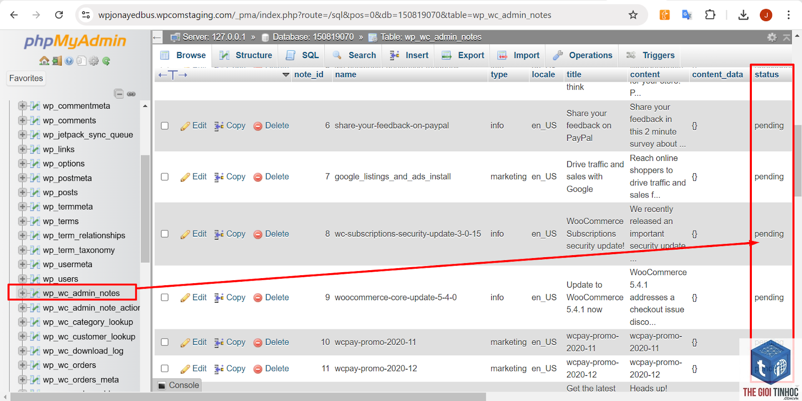woocommerce database update failed - Hình 3